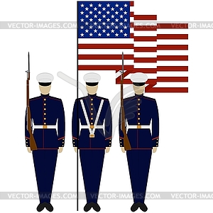 military color guard clip art