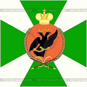 Flag garrison of Sofia Infantry Regiment - vector clip art