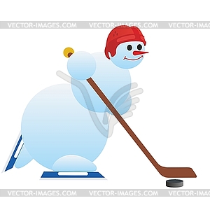 Hockey player - vector EPS clipart
