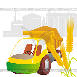 Truck crops - vector image