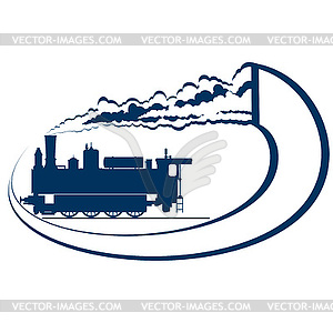 Locomotive- - vector clip art