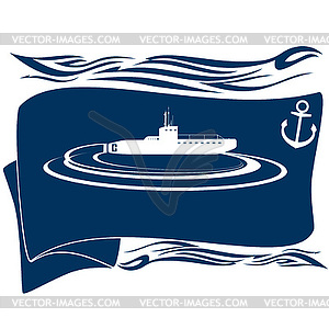 Submarine- - vector image