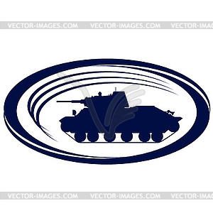 Tanks of World War II-7 - royalty-free vector image
