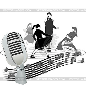 Musical composition - vector image