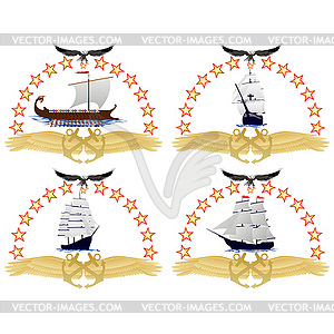 Fleet- - vector clip art