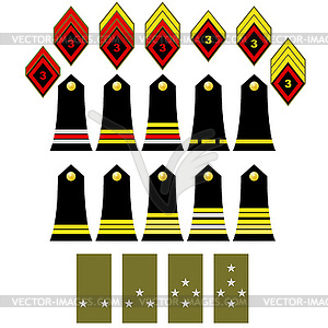 French army insignia - vector clipart