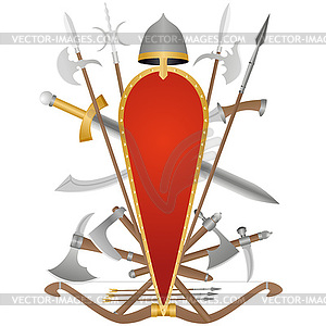 Pricking and cutting weapon - vector EPS clipart