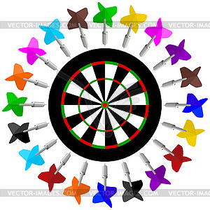 Darts - vector clipart