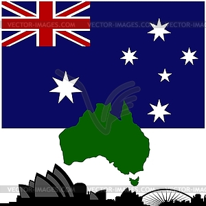 Architecture Australia - vector clipart / vector image