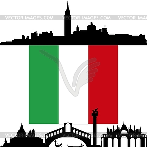 Italy. Venice - vector image