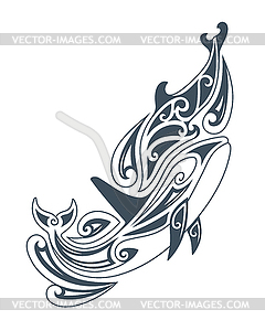 Dolphins - stock vector clipart