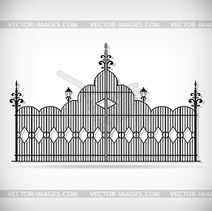 Wrought iron set - vector clip art