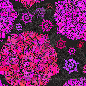 Vintage seamless pattern - vector image