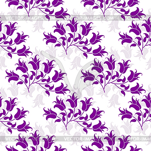 Seamless floral pattern - vector image