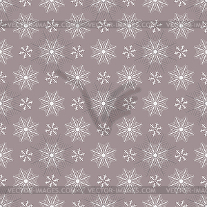 Seamless pastel christmas pattern - vector image