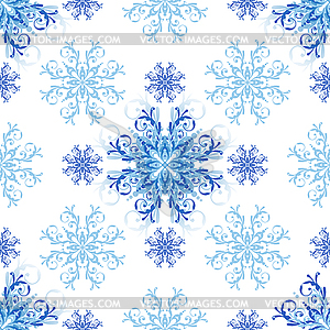 Seamless christmas pattern - vector clipart / vector image