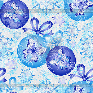 Seamless christmas pattern - vector clip art