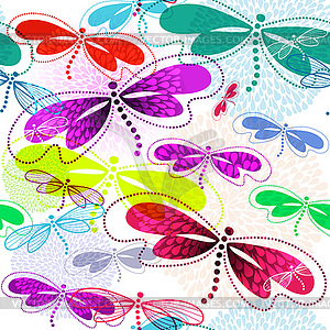 Seamless vivid pattern - vector clipart