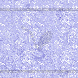 Gentle seamless pattern - vector image