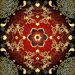 Valentine frame - vector image