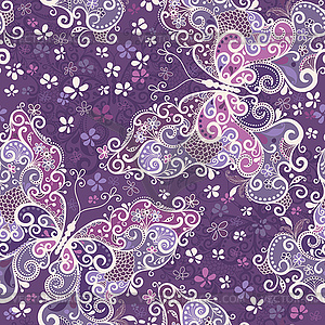 Seamless violet motley pattern - royalty-free vector image