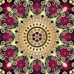 Seamless vintage pattern - vector image