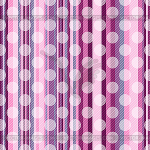 Seamless striped pink pattern - vector clipart