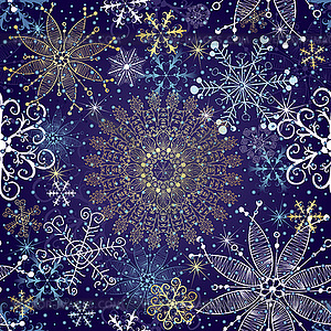 Christmas seamless pattern - stock vector clipart