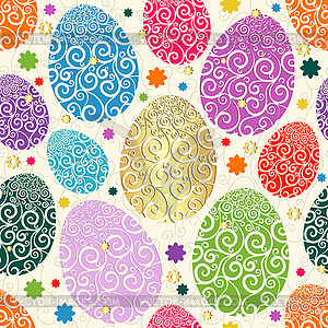 Easter seamless pattern - vector image