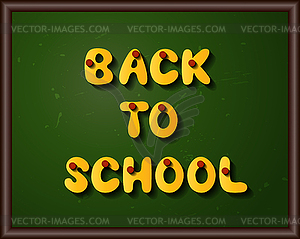 Classroom blackboard - vector clipart