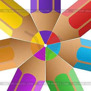 Colorful pnecils set - vector image