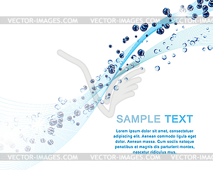 Water lines concept design - vector clipart