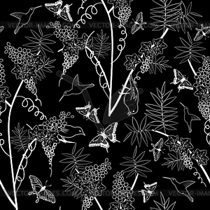 Seamless floral ornate - vector image