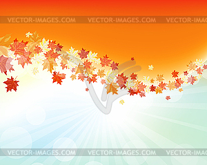 Autumn Frame - vector EPS clipart