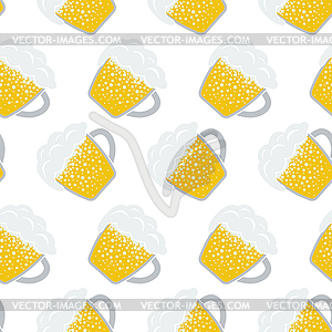 Seamless Oktoberfest Pattern - vector clipart