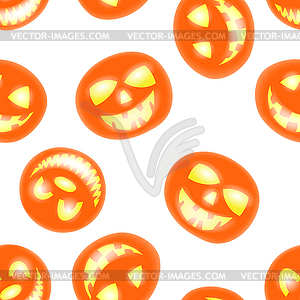 Halloween Seamless Pattern - vector image