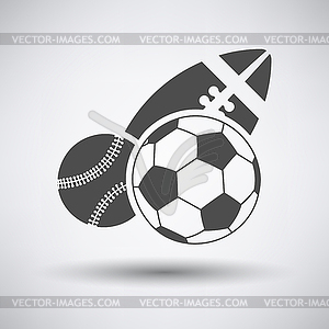 Sport Balls Icon - vector clipart