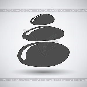 Stack of Spa Stones Icon - vector image