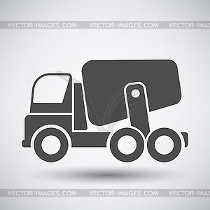 Concrete mixer icon - vector clipart