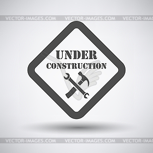 Under construction icon - vector clip art