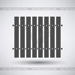 Construction fence icon - vector image