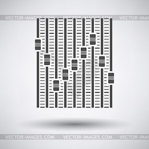 Музыка значок эквалайзера - изображение в векторе / векторный клипарт