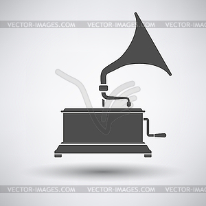 Gramophone icon - vector clipart