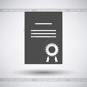 Diploma icon - vector clipart