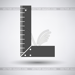 Setsquare icon - vector clipart