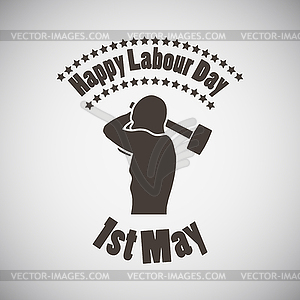 Labour Day Emblem - vector image