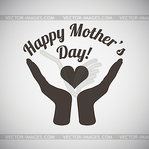 Mother`s Day Emblem - vector image