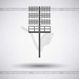 Soccer light mast icon - vector clip art