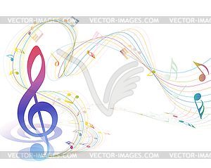 Musical Design - vector clipart