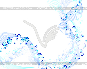 Water Lines Concept Design - vector clipart